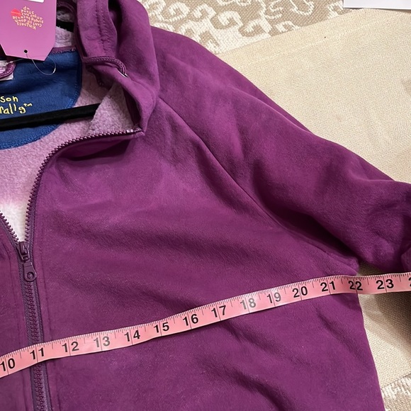 Penzy’s Spices Kindness Zippered Hoodie Size Medium in Purple NWT Tie Dyed - Picture 6 of 8